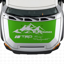 Adesivo in Vinile Decalcomania Cofano Stile TRD Mountain per Toyota FJ Cruiser_3