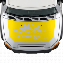 Adesivo in Vinile Decalcomania Cofano Stile TRD Mountain per Toyota FJ Cruiser_5