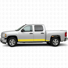 Strisce in vinile stratificate per porte e pannelli sottoporta per Chevrolet Silverado 1500 GMT900 2007-2013_3