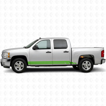 Strisce in vinile stratificate per porte e pannelli sottoporta per Chevrolet Silverado 1500 GMT900 2007-2013_6