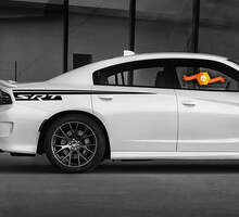 Dodge Charger Straight R/T Hemi SRT Decal Sticker Kit grafico completo adatto ai modelli 2015-2020
 3