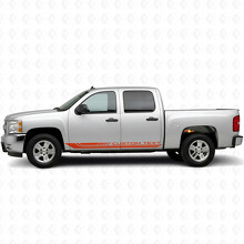 Strisce in Vinile Personalizzate per Telaio Porta e Battitacco per Chevrolet Silverado 1500 GMT900 2007-2013_4
