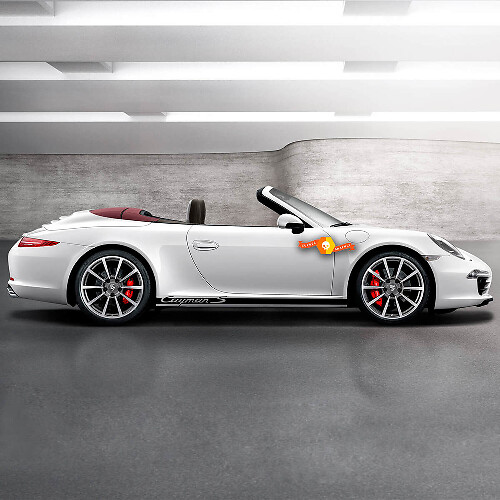 Adesivo decalcomania kit strisce laterali Porsche Cayman S

