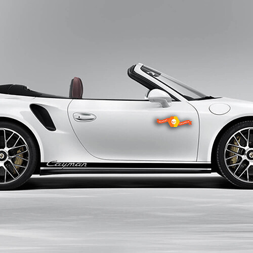Adesivo decalcomania kit strisce laterali Porsche Cayman
