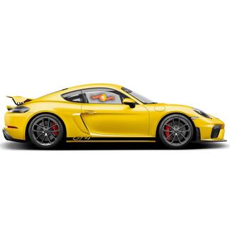 Adesivo decalcomania kit strisce laterali Porsche GT4
