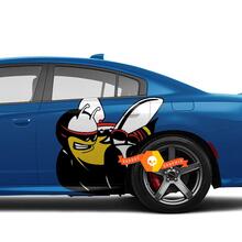Scat Pack a colori Scatpack Dodge Charger o adesivi decalcomanie laterali Challenger
 2
