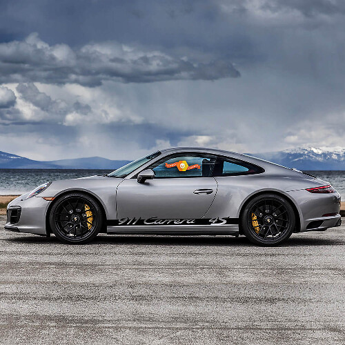 Adesivo decalcomania kit strisce laterali Porsche 911 Carrera 4S
