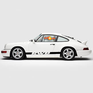 Porsche 911 Rauh Welt RWB Kit strisce laterali adesivo decalcomania
