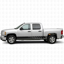 Strisce Viniliche a Fessura Sfalsate per Porta e Paraurti per Chevrolet Silverado 1500 GMT900 2007-2013_2