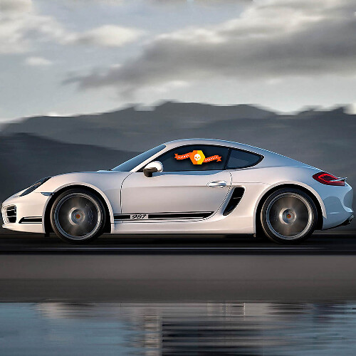 Porsche Kit Adesivi Cayman Boxster 987 Endurance Racing Edition Kit Strisce Laterali Decal Sticker
