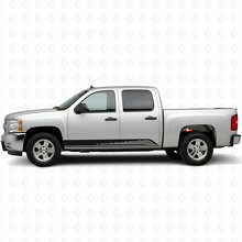 Strisce in Vinile Contorno Parallelo per Porta e Minigonne per Chevrolet Silverado 1500 GMT900 2007-2013_2