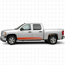 Strisce in Vinile Contorno Parallelo per Porta e Minigonne per Chevrolet Silverado 1500 GMT900 2007-2013_4