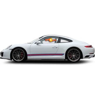 Adesivo decalcomania kit strisce laterali Porsche 911 Martin
