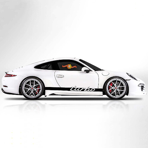 Kit di Adesivi in Vinile a Strisce Laterali Stile Turbo per Porsche