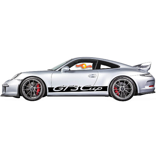 Strisce Adesive in Vinile per Minigonne Stile GT3 Cup per Porsche 911