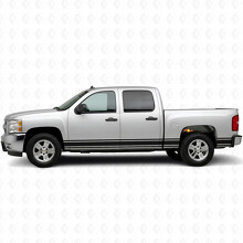Strisce Sottili in Vinile per Portiere e Minigonne per Chevrolet Silverado 1500 GMT900 2007-2013_2