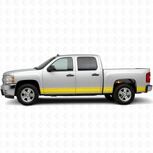 Strisce Sottili in Vinile per Portiere e Minigonne per Chevrolet Silverado 1500 GMT900 2007-2013_3