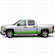Strisce Sottili in Vinile per Portiere e Minigonne per Chevrolet Silverado 1500 GMT900 2007-2013_6