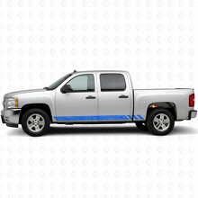 Strisce in Vinile Topografiche per Portiera e Modanatura Laterale per Chevrolet Silverado 1500 GMT900 2007-2013_5