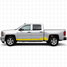 Strisce Viniliche Mountain Range per Porta e Soglia, per Chevrolet Silverado 1500 K2XX 2014-2019_3