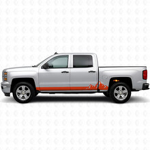 Strisce Viniliche Mountain Range per Porta e Soglia, per Chevrolet Silverado 1500 K2XX 2014-2019_4