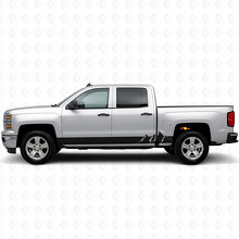 Strisce viniliche Alpine Ridge per porta e pannello sottoporta per Chevrolet Silverado 1500 K2XX 2014-2019_2