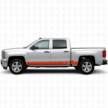 Strisce viniliche Alpine Ridge per porta e pannello sottoporta per Chevrolet Silverado 1500 K2XX 2014-2019_4