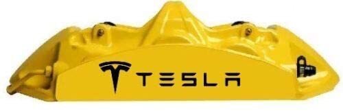 10pc personalizzato TESLA pinza freno vinile adesivo decalcomania logo grafico
