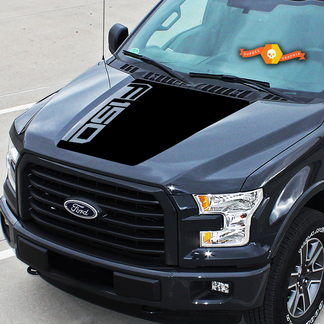 Per Ford F-150 Center Hood Grafica Decalcomanie in vinile Adesivi per camion 15-20
