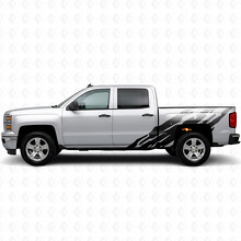 Strisce in vinile a bordi frastagliati per Chevrolet Silverado 1500 K2XX 2014-2019_2
