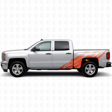 Strisce in vinile a bordi frastagliati per Chevrolet Silverado 1500 K2XX 2014-2019_4