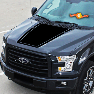 Per Ford F-150 Center Hood Grafica Decalcomanie in vinile Adesivi per camion 2015-2020
