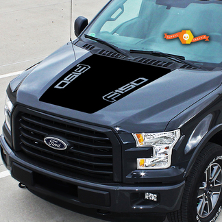 Adatta per Ford F-150 Center Hood Grafica Decalcomanie in vinile Adesivi per camion 2015-2020
