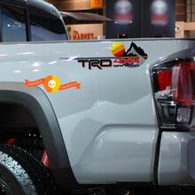 Nuovo TRD 4x4 Off road con Mountains Vintage Sunset Retro Old Style Side Vinyl Stickers Decal adatta a Tacoma Tundra 4Runner
 2