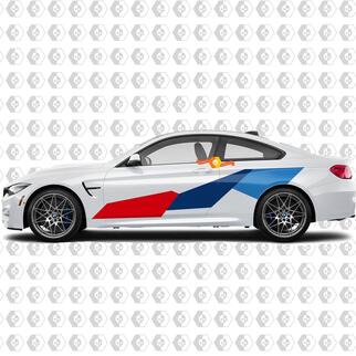 BMW M Power M Performance Huge Side Nuovi adesivi per decalcomanie in vinile per M4 M2 M5

