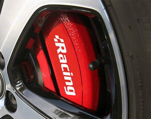 Set di 8 Adesivi Decalcomanie per Pinza Freno Racing per Audi VW