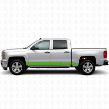 Strisce in Vinile Angular Lightning per Porte e Battitacco per Chevrolet Silverado 1500 K2XX 2014-2019_6