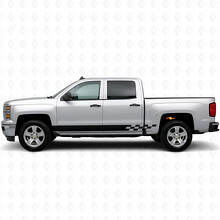 Strisce Vinile a Scacchi Lightning per Porte e Minigonne per Chevrolet Silverado 1500 K2XX 2014-2019_2