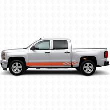 Strisce Vinile a Scacchi Lightning per Porte e Minigonne per Chevrolet Silverado 1500 K2XX 2014-2019_4