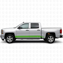 Strisce in Vinile Stratificate per Porte e Minigonne Chevrolet Silverado 1500 K2XX 2014-2019_6