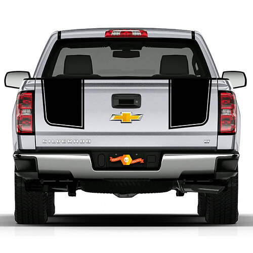 Z71 2007-2013 Chevy Silverado portellone striscia adesivi decalcomanie Rally 2 stili 2500
