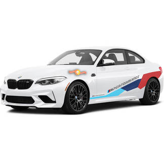 BMW M Power M Performance Huge Side Nuovi adesivi per decalcomanie in vinile per M4 M2 M5 M3
