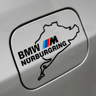 BMW M NURBURGRING M3 M5 M6 328 Adesivo decalcomania porta serbatoio carburante embl
