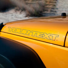 Adesivo in Vinile con Testo Sagomato Personalizzato per Cofano Coppia per Jeep Wrangler_2