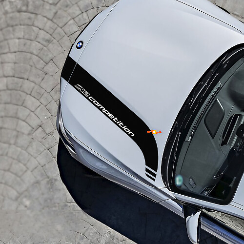 Adesivo Striscia da Corsa per Cofano per BMW M2 Competition