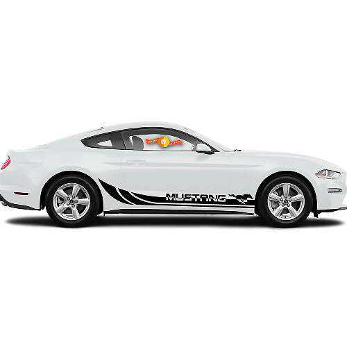 Kit di Adesivi in Vinile a Striscia Laterale Pony Rocker per Musclecar Musclecarmodel