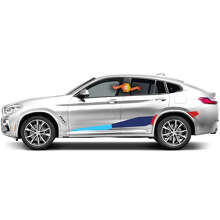 Kit di Adesivi in Vinile Striscia Laterale BMW M Performance per BMW X5 X6 G05 G06 F95 F96_2