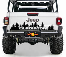 Letto portellone Jeep Wrangler JL JLU jls jts Gladiatore Rubicon Pine Trees Vinile adesivo decalcomania per il 2018-2021
 2