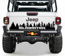 Letto portellone Jeep Wrangler JL JLU jls jts Gladiatore Rubicon Pine Trees Vinile adesivo decalcomania per il 2018-2021
 3