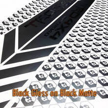 TRD 4x4 OFF ROAD Adesivi laterali in vinile nero opaco e nero lucido Decal adatta per Tacoma 2013-2020 o Tundra 2013-2020
 3